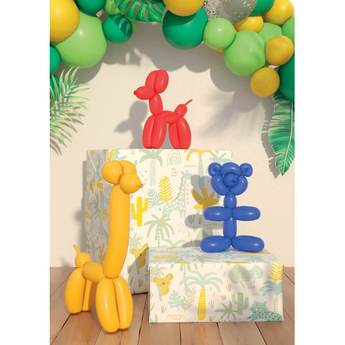 10 ballons à modeler + pompe