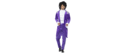 Location déguisement chanteur Prince pour adulte chez Be Happy.