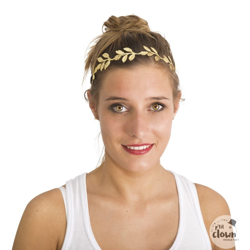 Couronne feuilles de laurier métal
