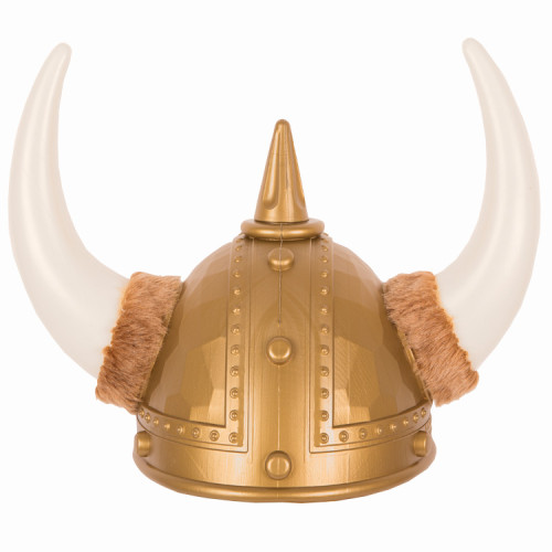 Casque viking à fourrure