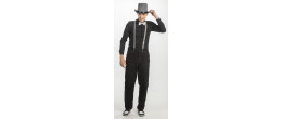 Chapeau haut de forme gris 1900, belle époque pour adulte en vente chez Be Happy