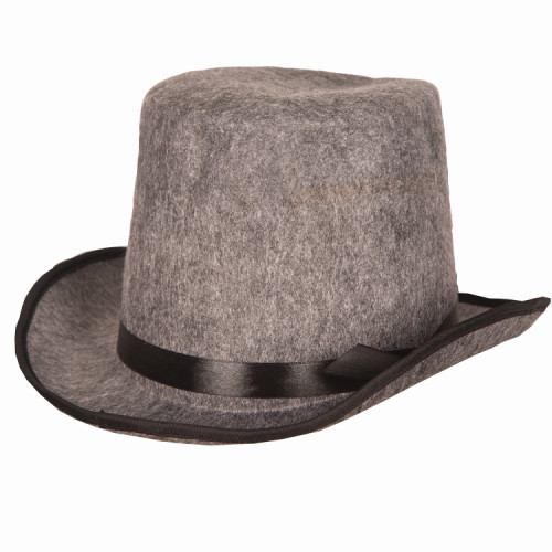 Chapeau haut de forme gris 1900 pour adulte en vente chez Be Happy