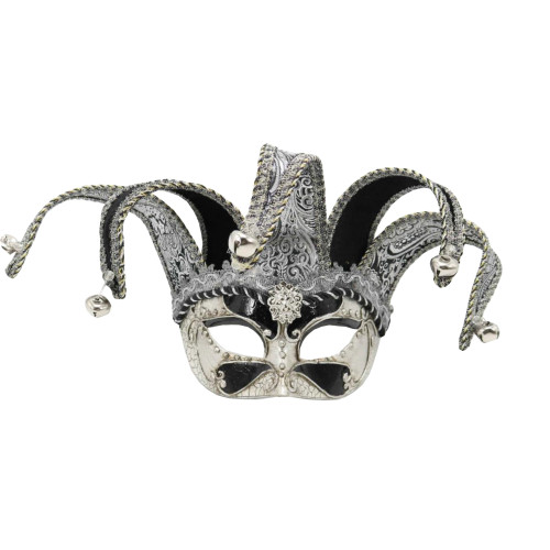 Masque fou du roi argenté