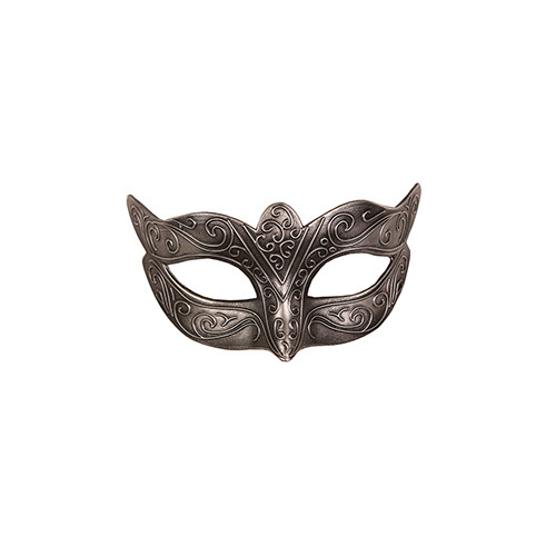 Masque loup vénitien argent