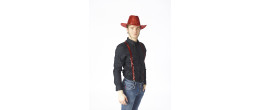bretelle à sequin rouge pailleté en vente