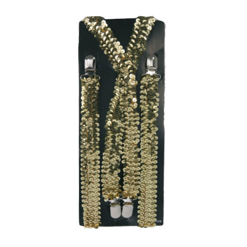 bretelle à sequin doré pailleté en vente
