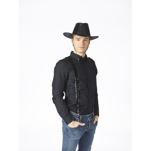 copy of Bretelle à sequin argenté