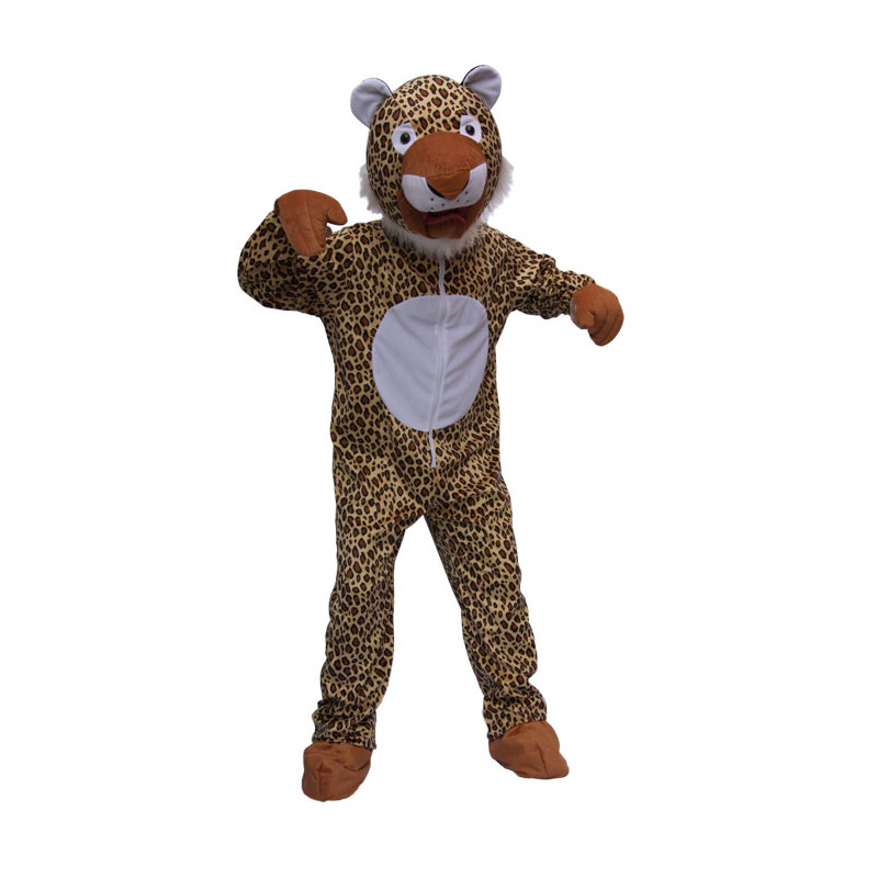 Location mascotte animaux léopard intégrale pour adulte chez Be Happy