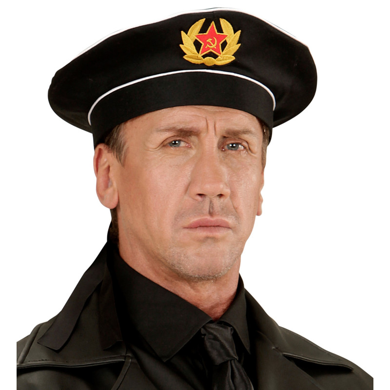 Chapeau béret officier marin russe soviétique pour adulte en vente chez Be Happy