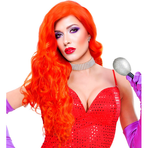 Perruque Jessica rouge