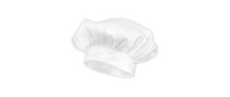 Toque de cuisinier, cuistot, ratatouille pour adulte en tissus coton en vente