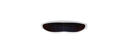 Lunettes futuriste en bandeau de couleur argenté, lunettes cyclope XMEN en vente
