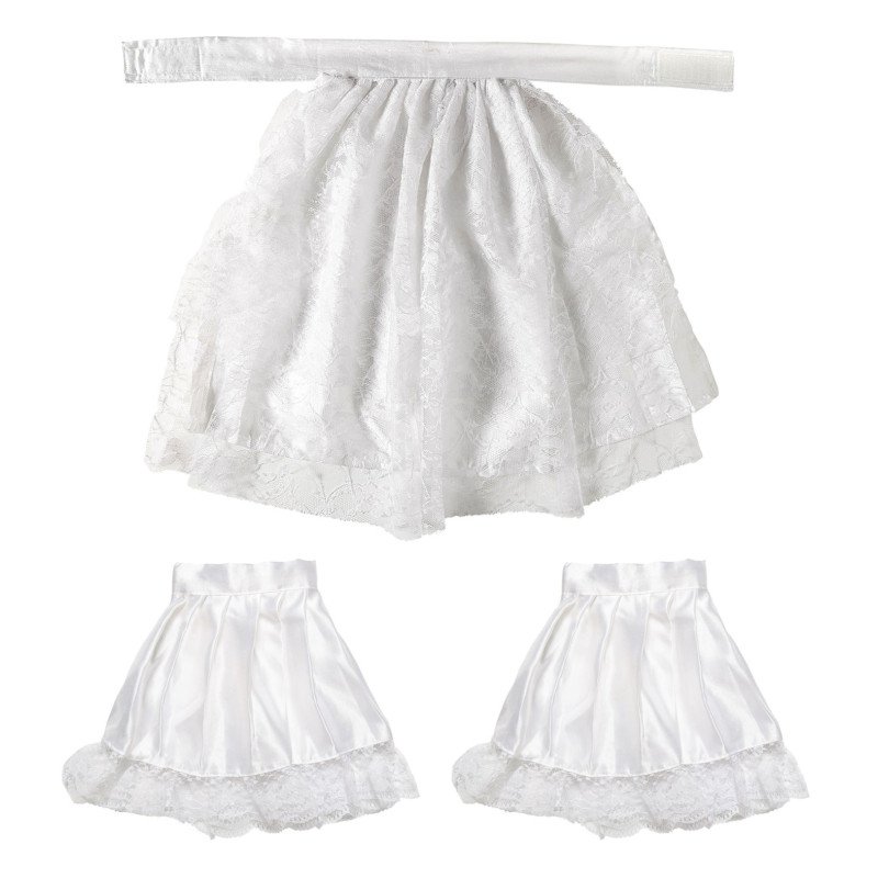 Kit déguisement époque avec jabot en dentelles et manchettes en vente chez Be Happy