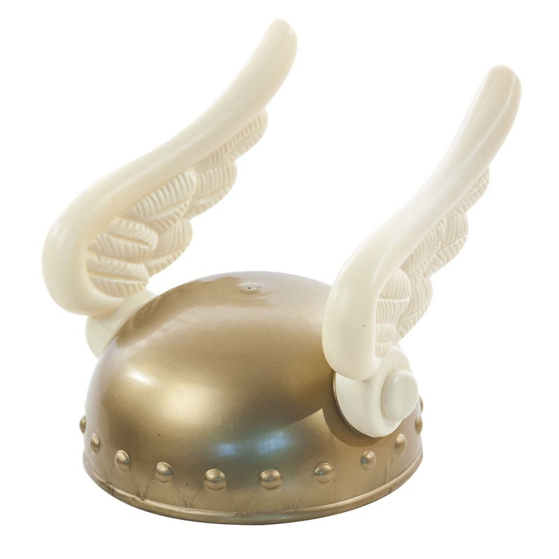 Vente casque gaulois Astérix avec ailes blanche pour enfant et adulte en vente