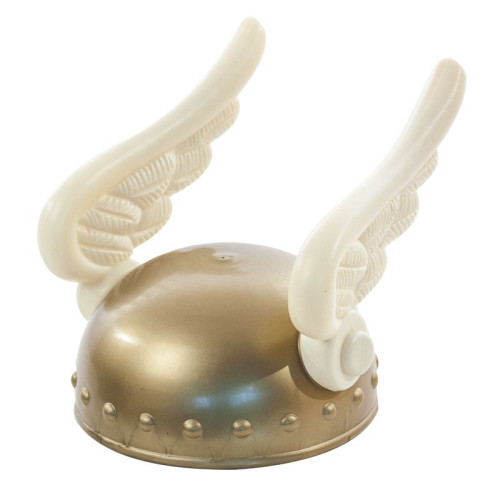 Vente casque gaulois Astérix avec ailes blanche pour enfant et adulte en vente