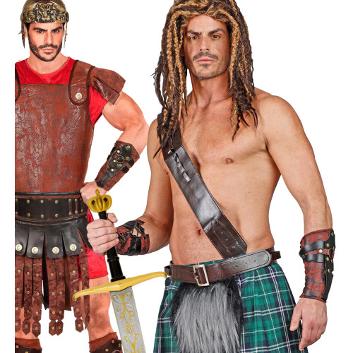 Avant-bras manchette de gladiateur romain, viking adulte en vente chez Be Happy