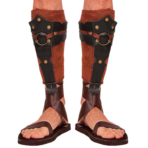 Jambière de gladiateur romain antiquité, viking adulte en vente chez Be Happy