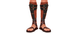 Jambière de gladiateur romain antiquité, viking adulte en vente chez Be Happy