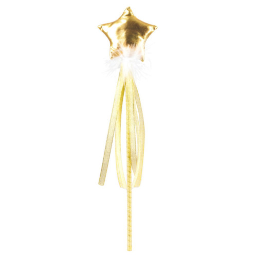 Baguette de fée étoilée de couleur dorée en vente chez Be Happy