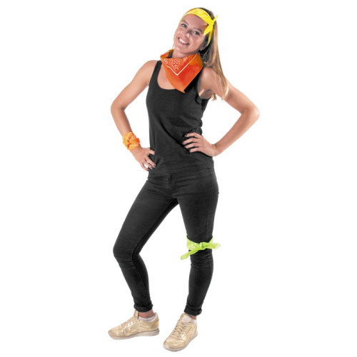 Bandana orange pour adulte en vente chez Be Happy