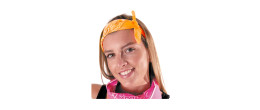 Bandana orange pour adulte en vente chez Be Happy