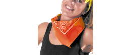 Bandana orange pour adulte en vente chez Be Happy