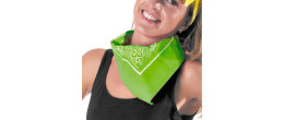 Bandana vert pour adulte en vente chez Be Happy