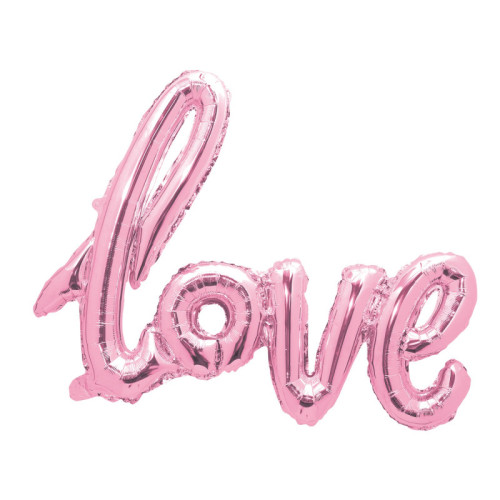 Ballon Love rose 84cm