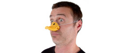 Bec de canard en latex pour se déguiser en vente chez Be Happy