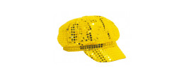 casquette gavroche disco doré pour adulte en vente chez Be Happy