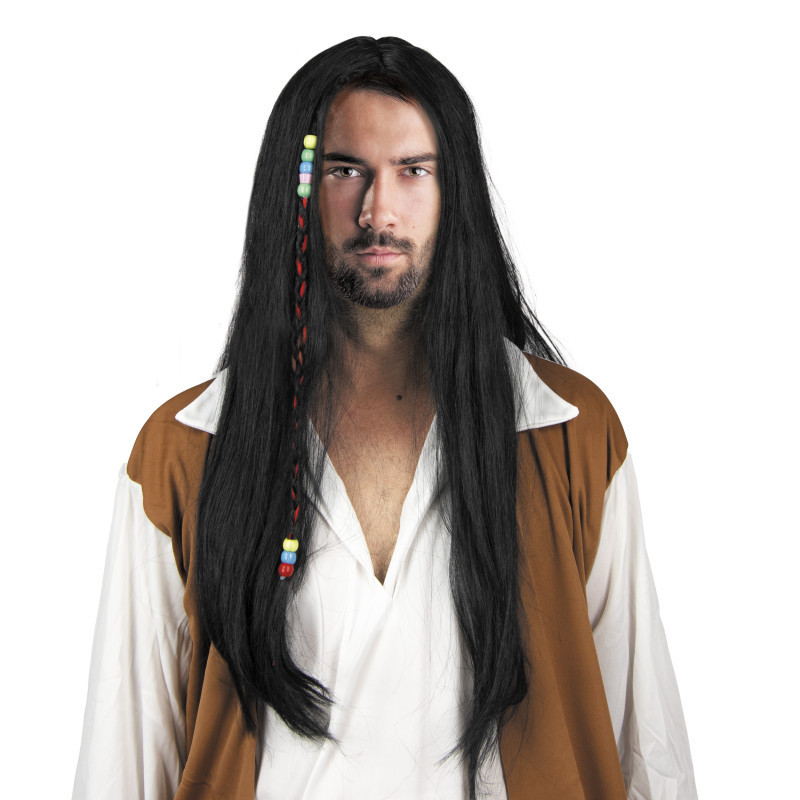 Perruque hippie homme