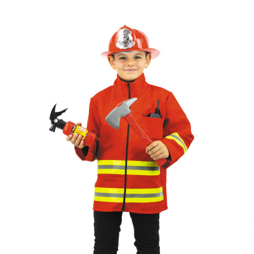 Set de pompier 4 pièces pour enfant en vente pour déguisement.