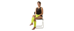 Mitaine en laine couleur jaune fluo pour adulte en vente chez Be Happy