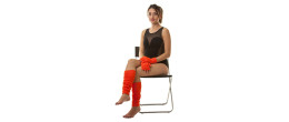 Mitaine en laine couleur orange fluo pour adulte en vente chez Be Happy