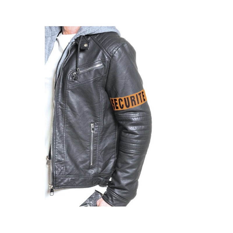 Brassard de securité couleur orange pour adulte en vente chez Be Happy