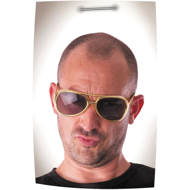 Lunettes popstar doré