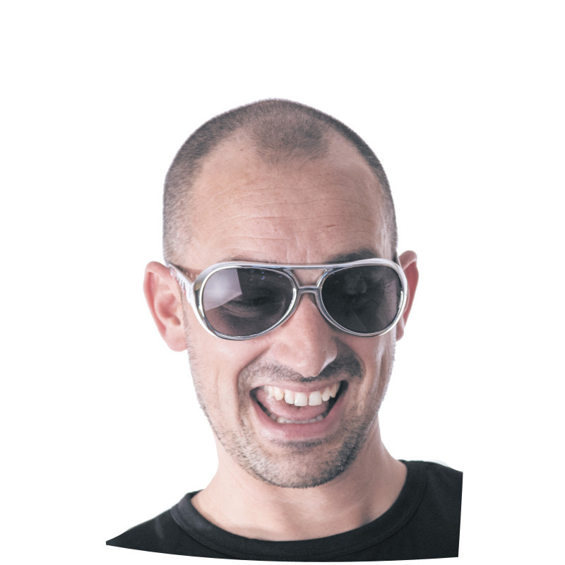 copy of Lunettes popstar doré