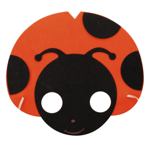 Masque coccinelle en mousse