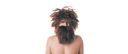 Perruque homme primitif préhistorique Cro-Magnon adulte en vente