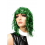 Perruque Lamé Vert