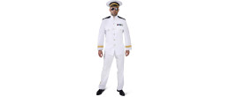 Location déguisement uniforme capitaine marin, officier marin pour adulte chez Be Happy