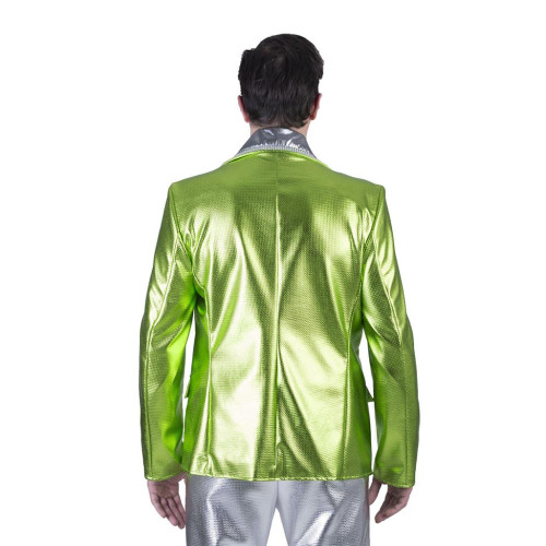 Location veste disco verte année 80 pour adulte chez Be Happy