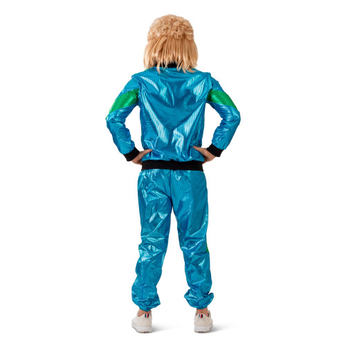 Location déguisement ensemble jogging année 90's bleue chez Be Happy