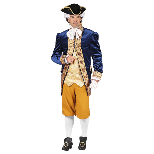 Costume louis XVI bleu doré