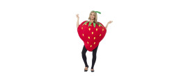 Location déguisement fruit fraise pour adulte chez Be Happy