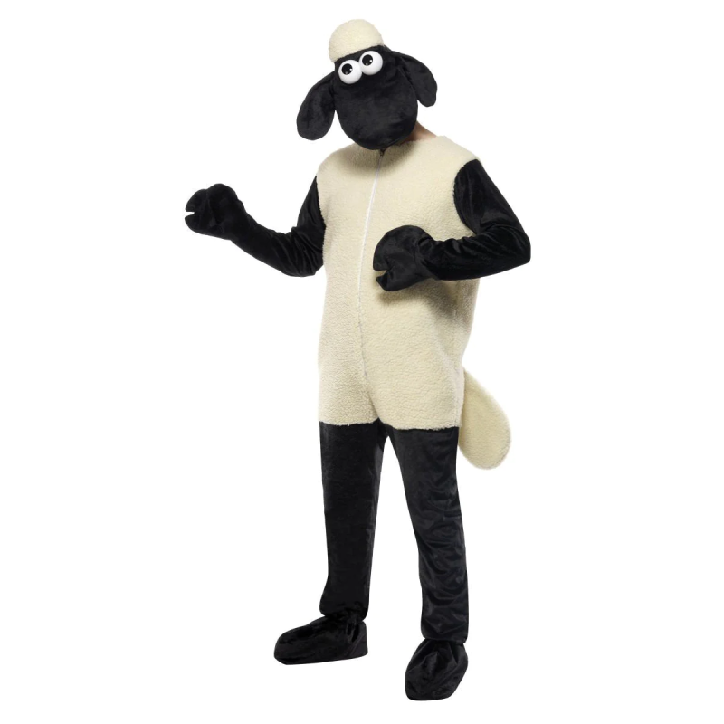 Location déguisement mascotte mouton Shaun pour adulte chez Be Happy