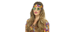 Lunettes ronde hippie année 60/70 pour adulte en vente chez Be Happy