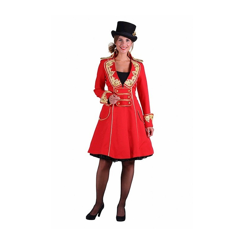 Veste cirque femme rouge