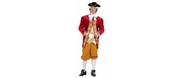 Location costume époque Versailles homme louis 16 luxe bordeaux et doré chez Be Happy