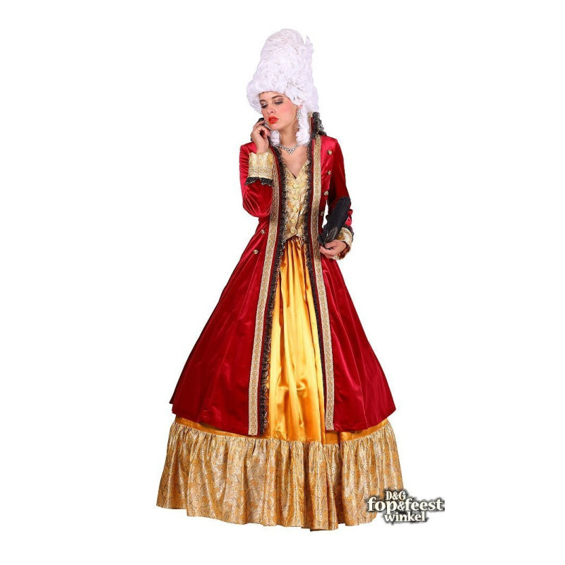Robe Marie-Antoinette bordeaux 2 pcs